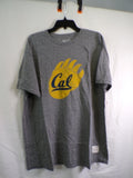 Retro Brand Cal Bear Paw Graphic Men's T-Shirt XL Gray