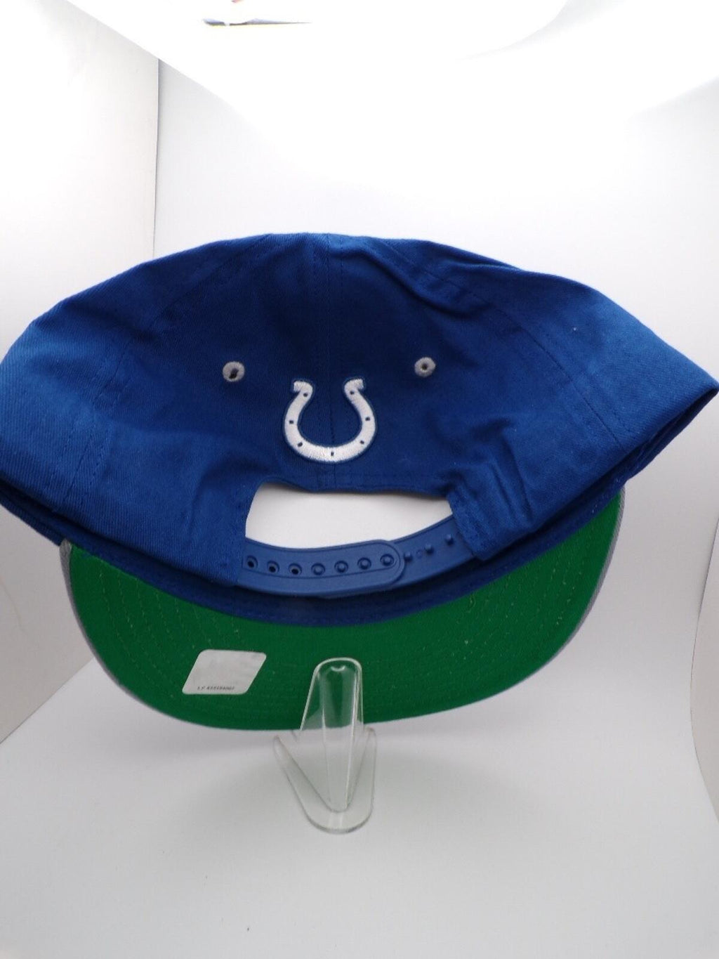 Indianapolis Colts Snapback Flat Bill Hat Blue Gray Adjustable OSFA Men