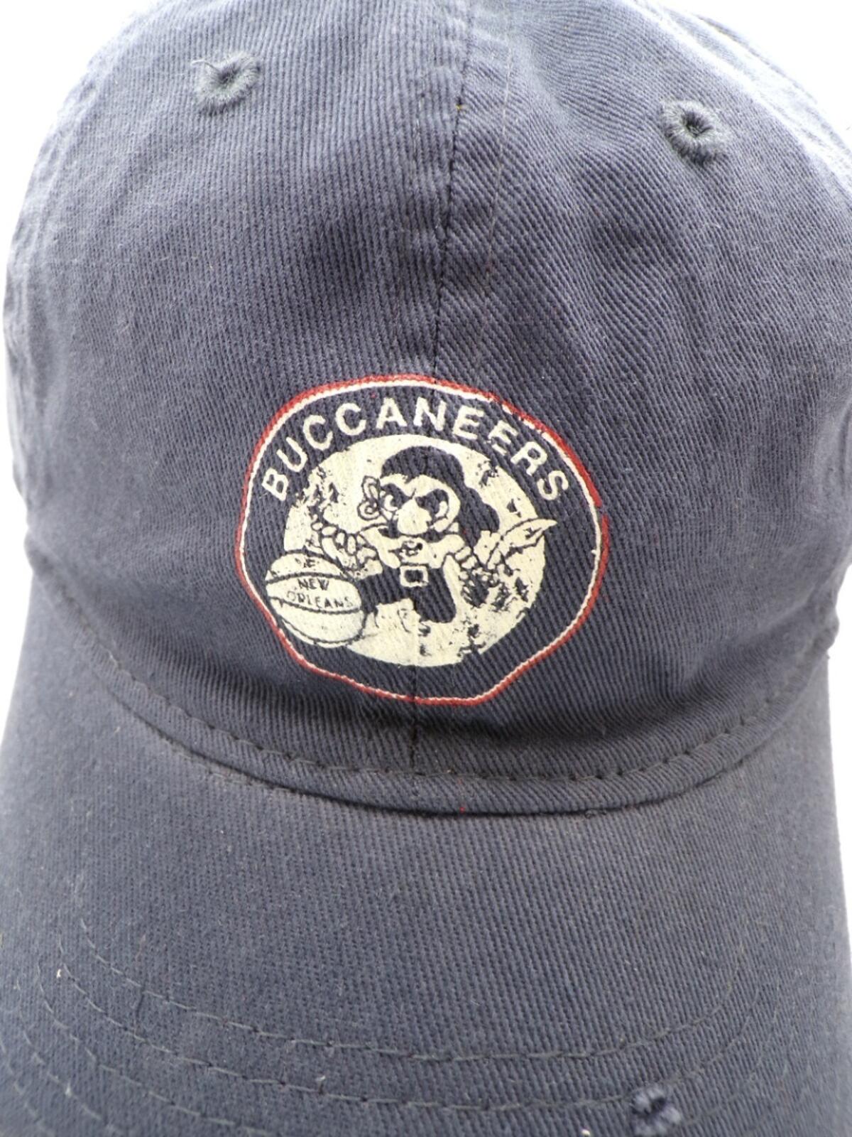 Reebok New Orleans Buccaneers Navy Adjustable Baseball Cap One Size Fits Most