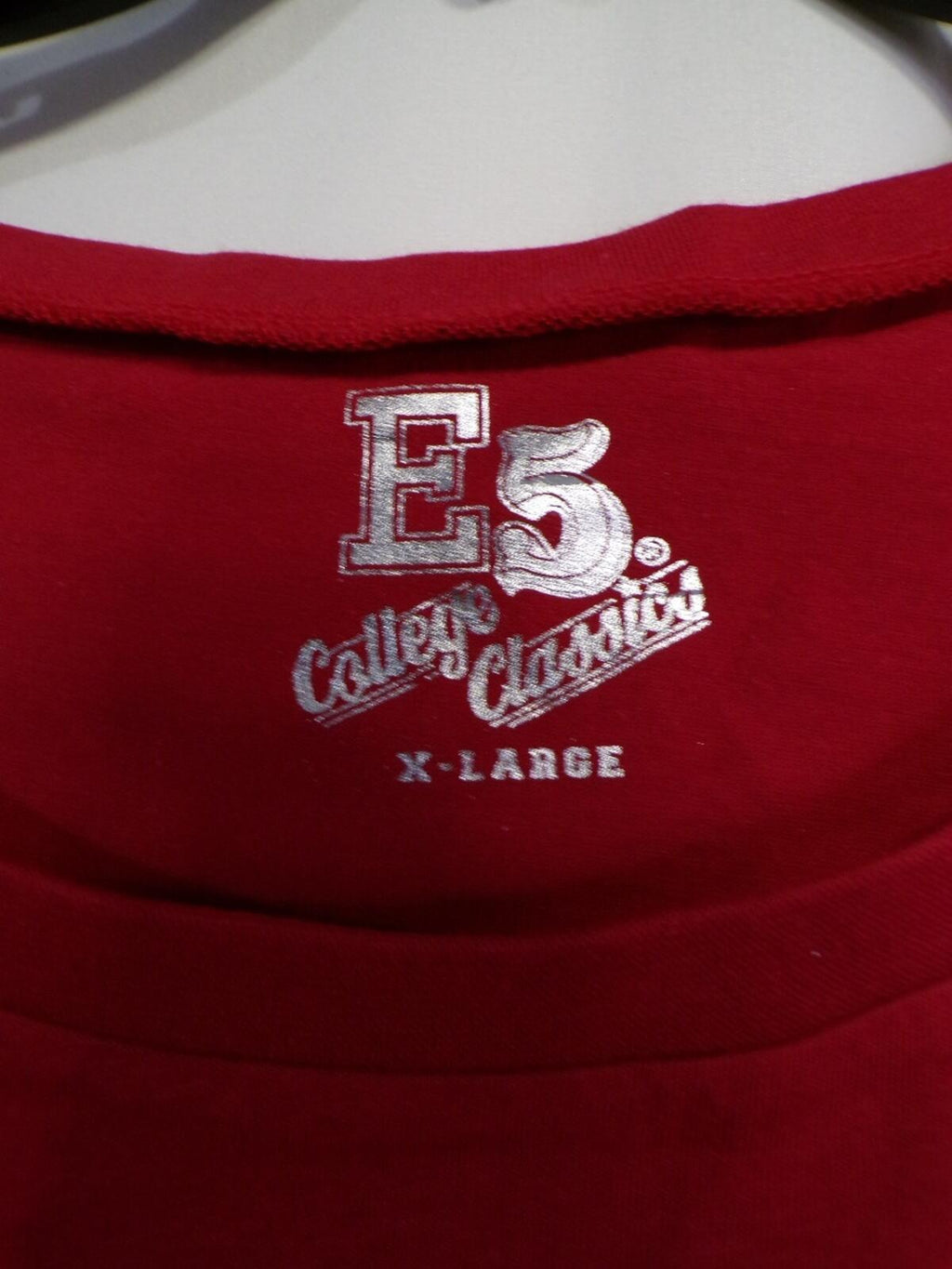 E5 College Classics Women's Cropped Oklahoma Sooners T-Shirt XL Red