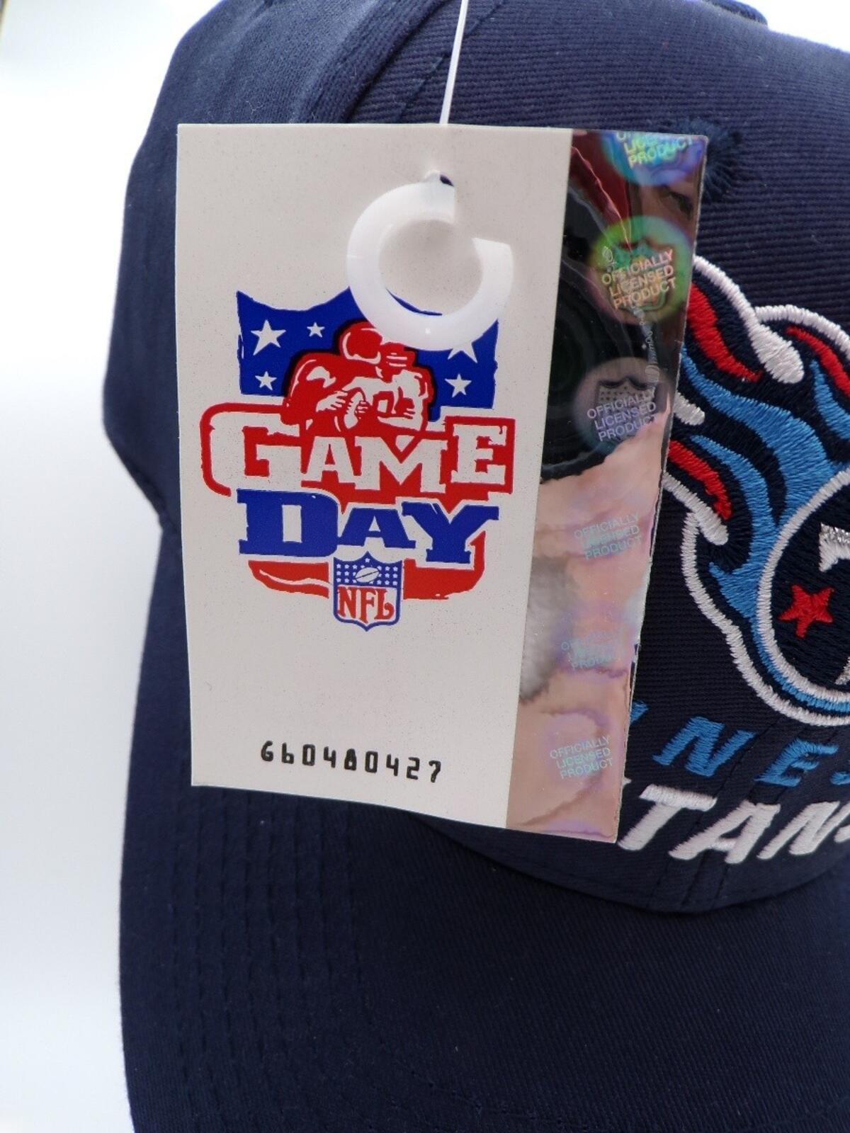 Tennessee Titans Game Day Navy Embroidered Baseball Cap Model 6B0480427