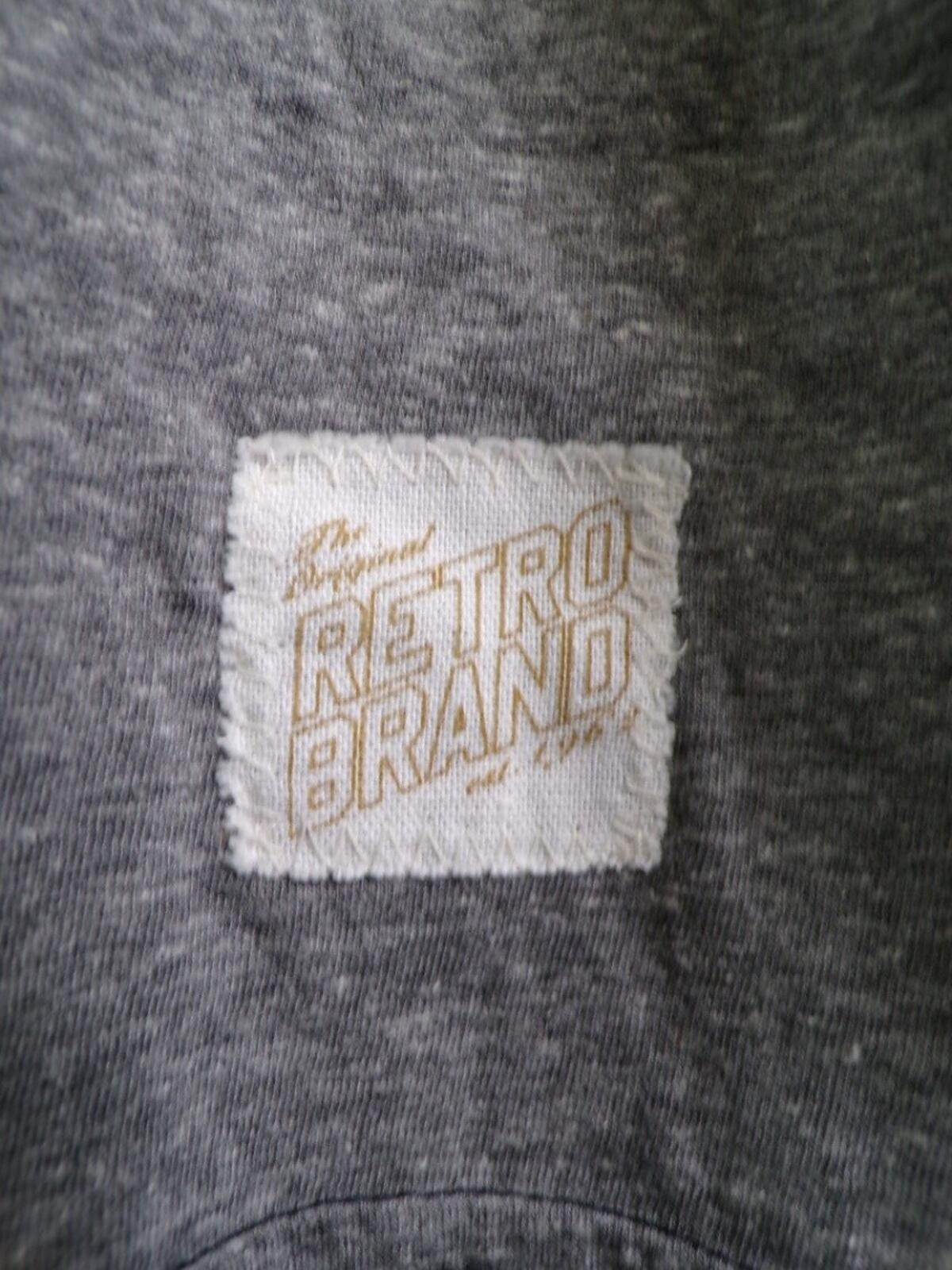 Retro Brand Cal Bear Paw Graphic Men's T-Shirt XL Gray