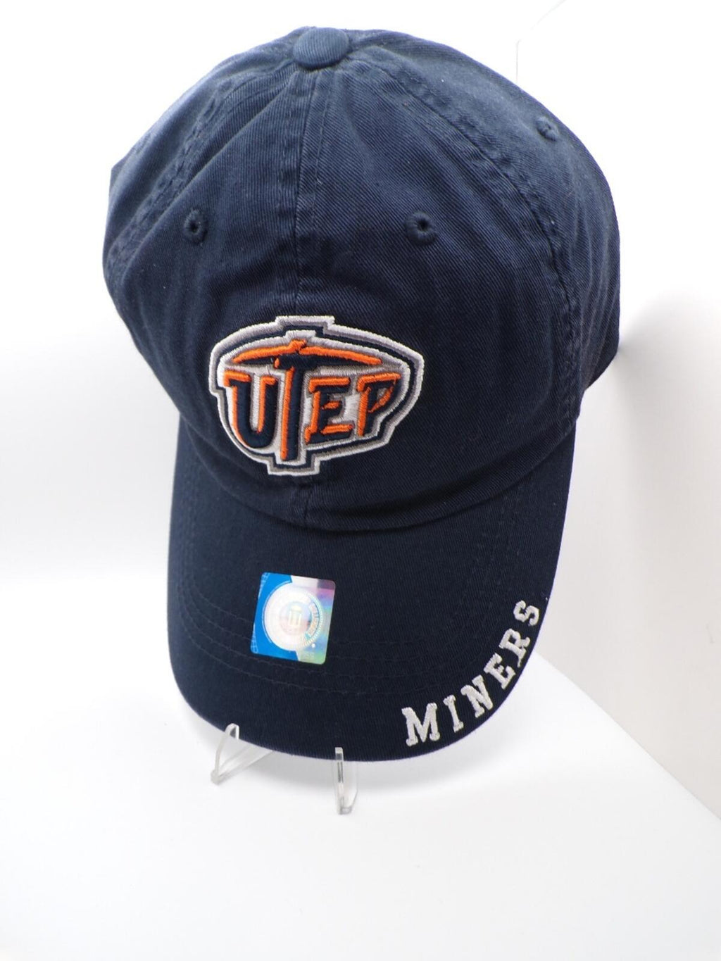 UTEP Miners Navy Baseball Cap Adjustable Strapback Men's Hat