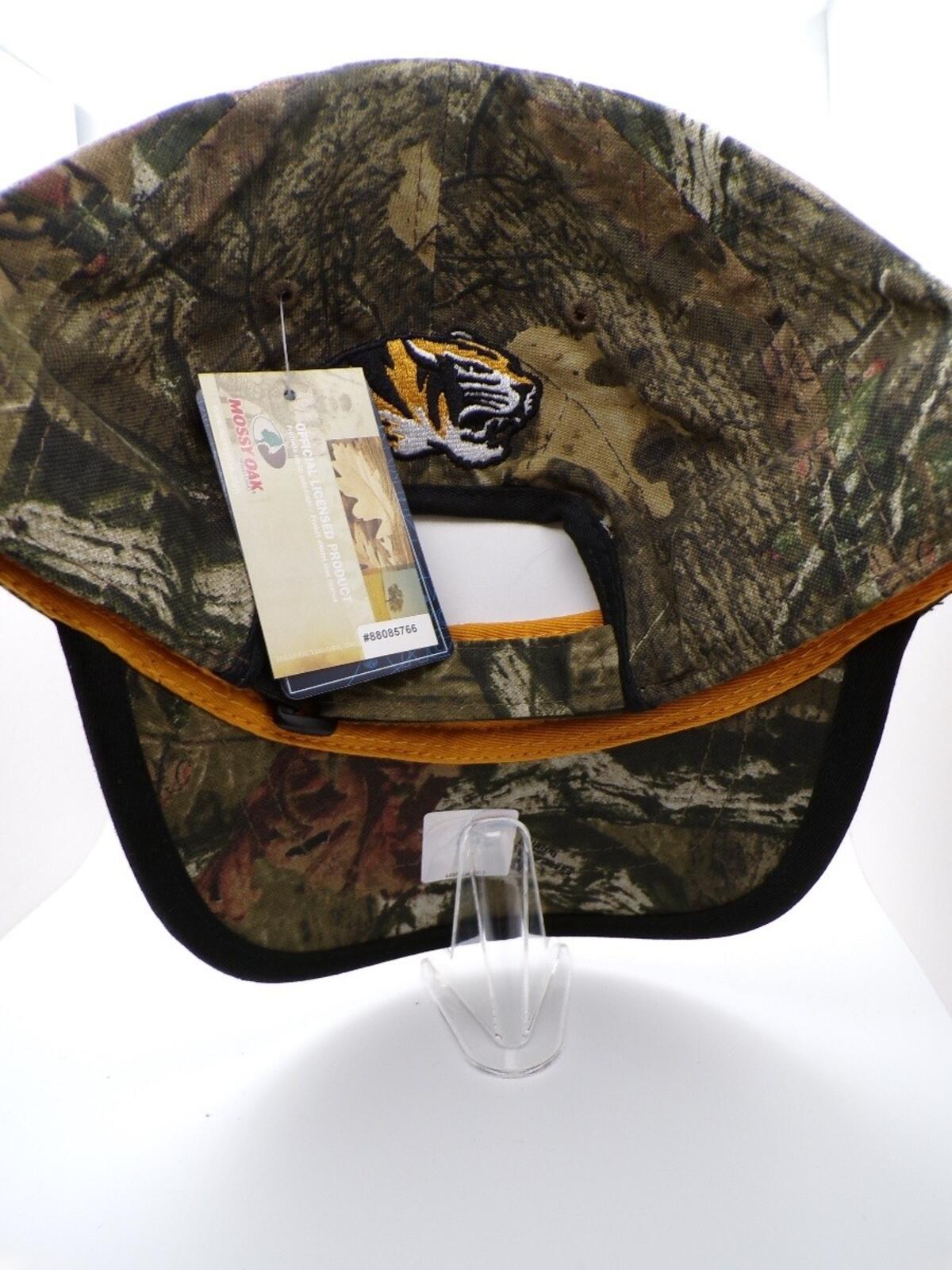 Missouri Tigers Mossy Oak Camo Cap Break-Up Infinity Adjustable M