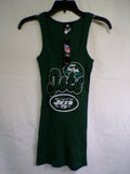 Womens New York Jets Green Ribbed Tank Top Size S Team Apparel