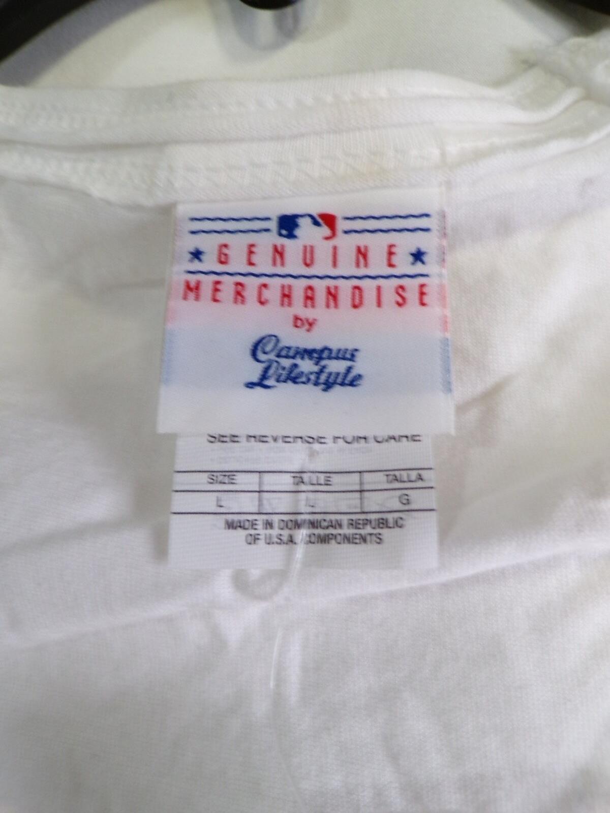 Lifestyle Women's Minnesota Twins Rhinestone V Neck T Shirt Large L White