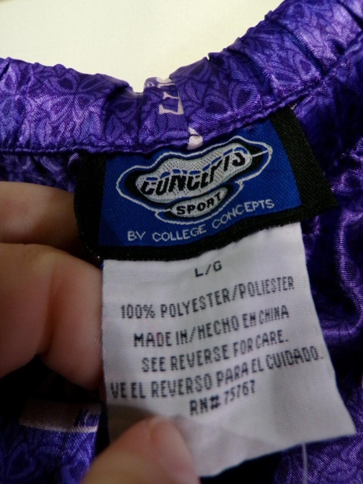 Concepts Sport Women's K-State Pajama Pants Large Purple Kansas State