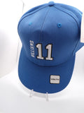 Detroit Lions Youth Williams #11 Adjustable Blue Baseball Cap Hat