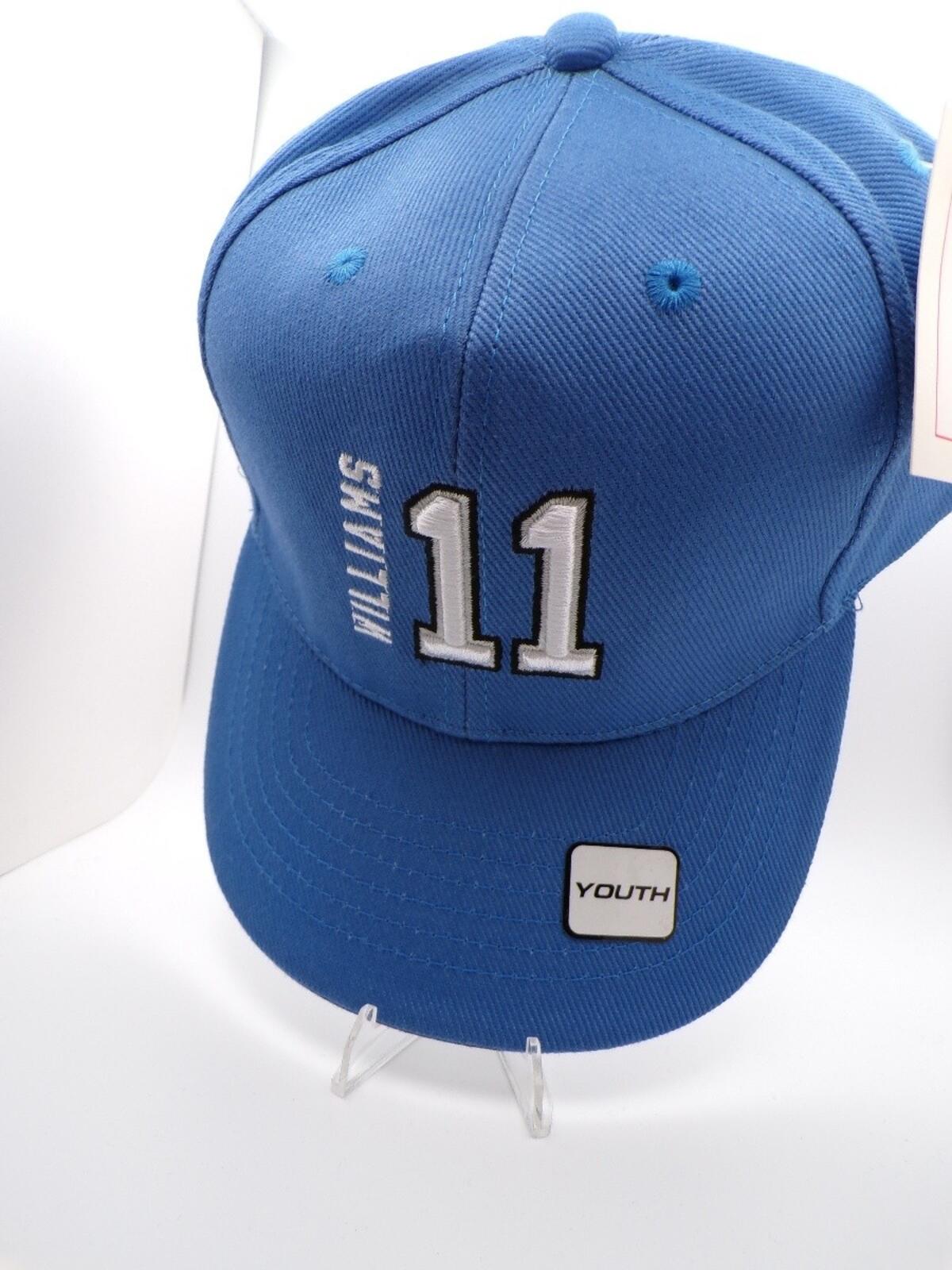 Detroit Lions Youth Williams #11 Adjustable Blue Baseball Cap Hat