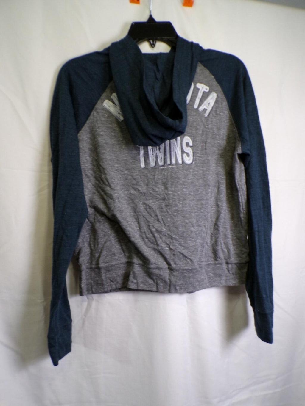 Campus Lifestyle Boys L Minnesota Twins Full Zip Hoodie Gray Navy