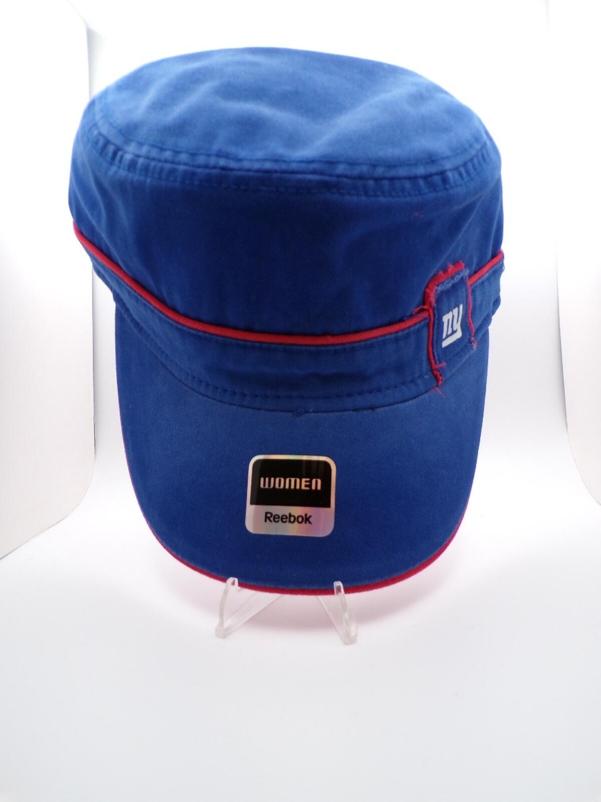 Reebok Women's New York Giants Blue Military Style Army Cap NY Patch