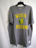 Retro Brand NDSU BISON Men's T-Shirt 2XL Heather Gray North Dakota State