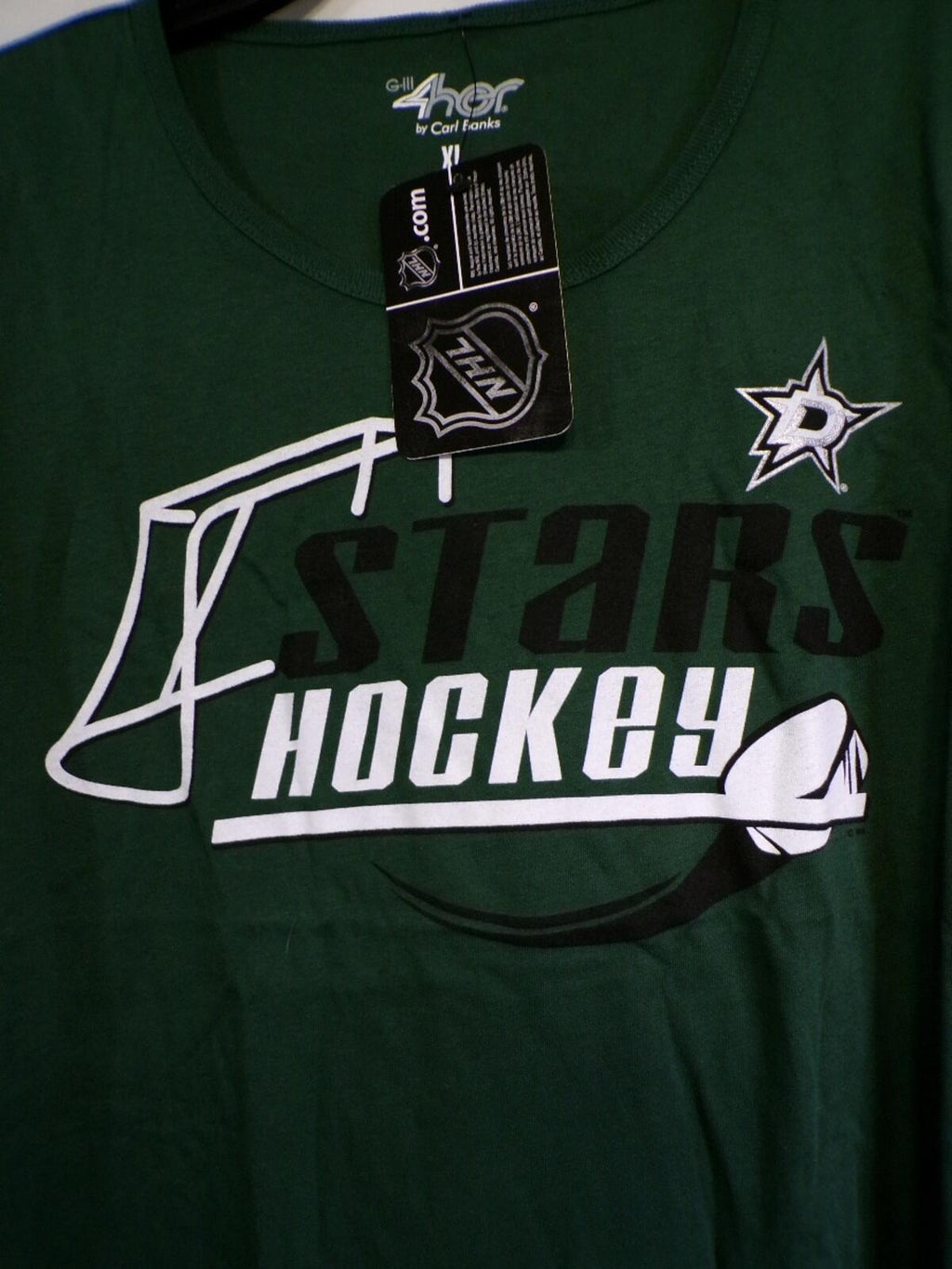 G-III 4Her by Carl Banks Dallas Stars Women's T-Shirt XL Green