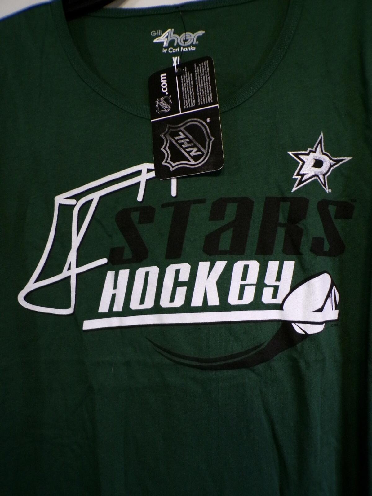 G-III 4Her by Carl Banks Dallas Stars Women's T-Shirt XL Green