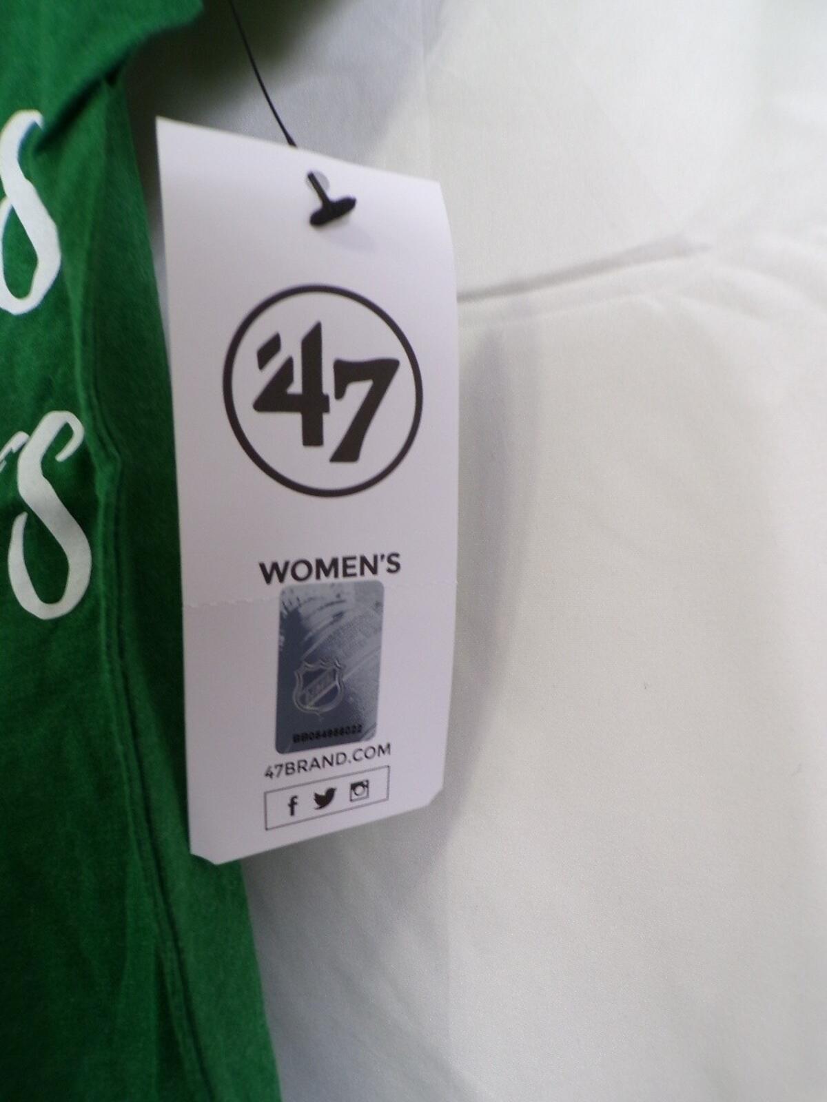Women's Dallas Stars Green T Shirt S Crew Neck