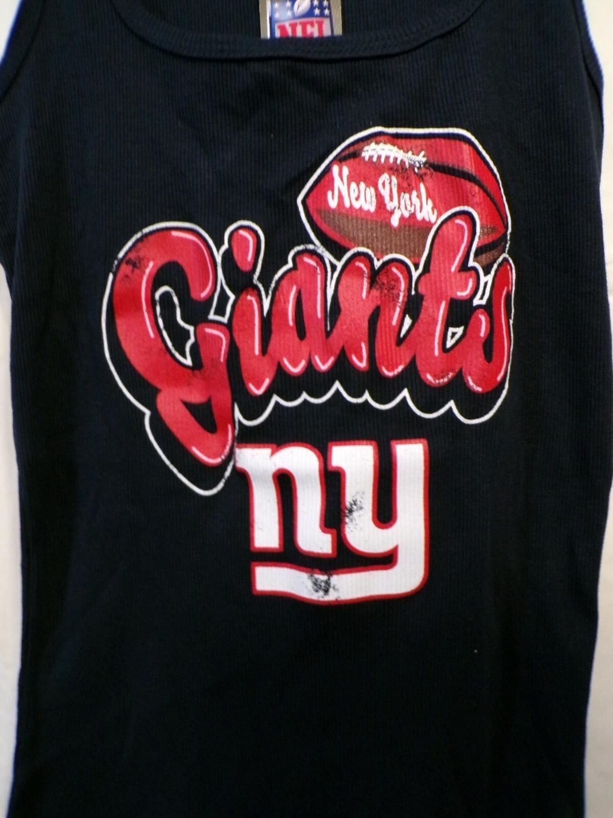 Team Apparel Giants Women's Tank Top Large Black Scoop Neck