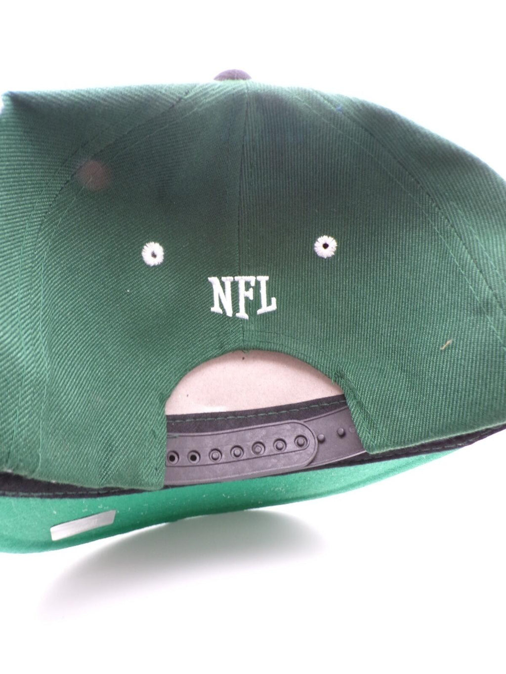 Team Apparel NY Jets Green Black Flat Bill Snapback Hat