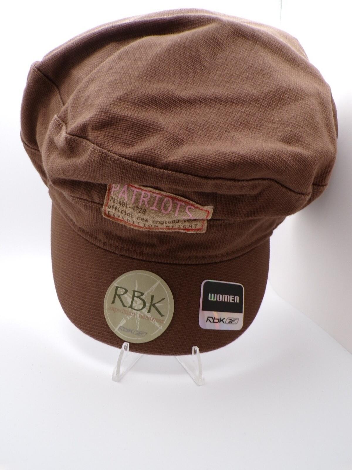 Reebok RBK Patriots Women's Cadet Cap Brown One Size OSFA
