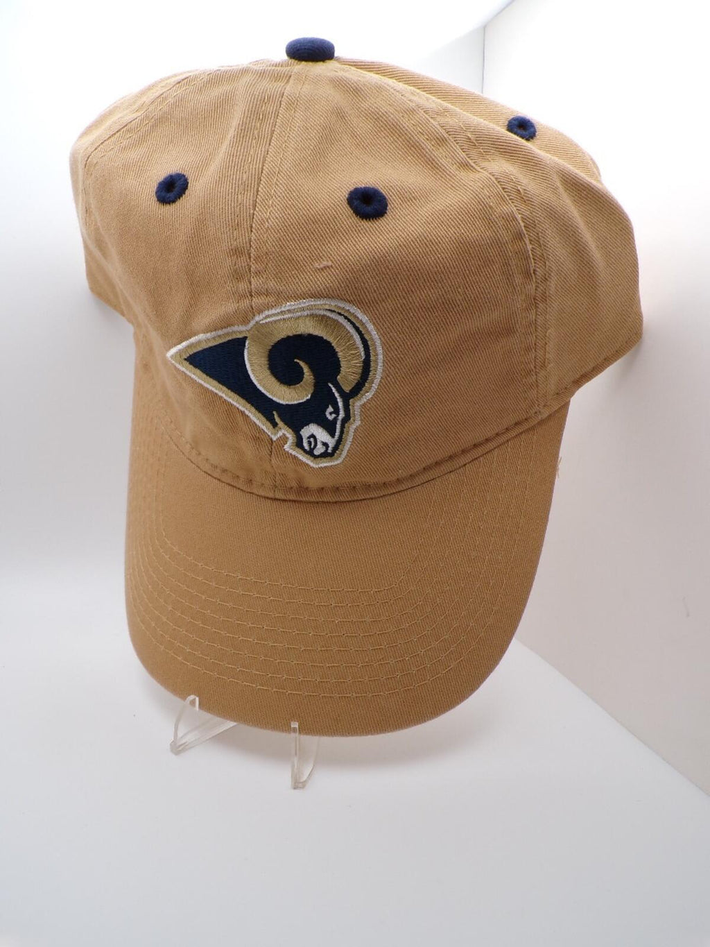 Reebok Los Angeles Rams Khaki Baseball Cap Adjustable Cotton Twill