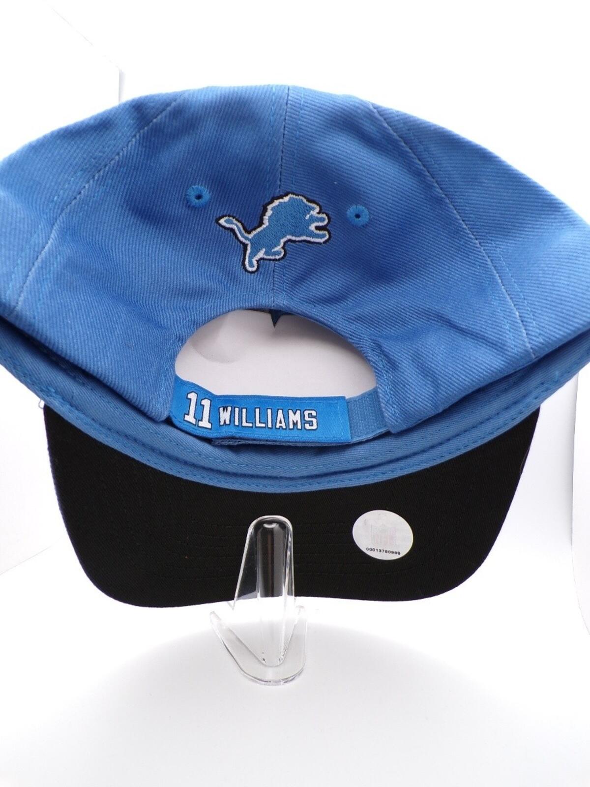 Detroit Lions Youth Williams #11 Adjustable Blue Baseball Cap Hat