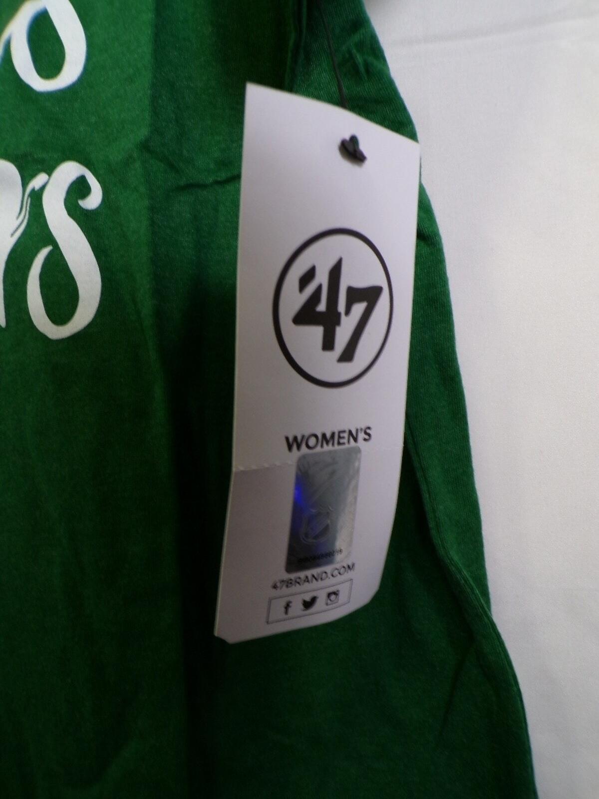 47 Brand Women's Dallas Stars Scoop Neck T-Shirt 2XL Kelly Green
