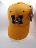 Men's Missouri Tigers Yellow Embroidered Baseball Cap Adjustable Curved Brim