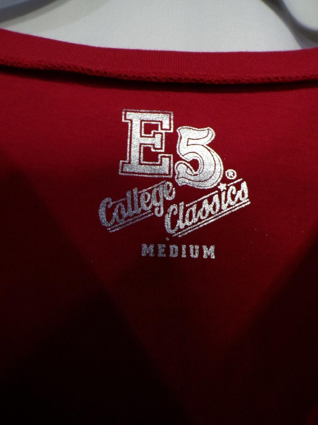 E5 College Classics Women's Oklahoma Sooners Red Cropped T-Shirt M