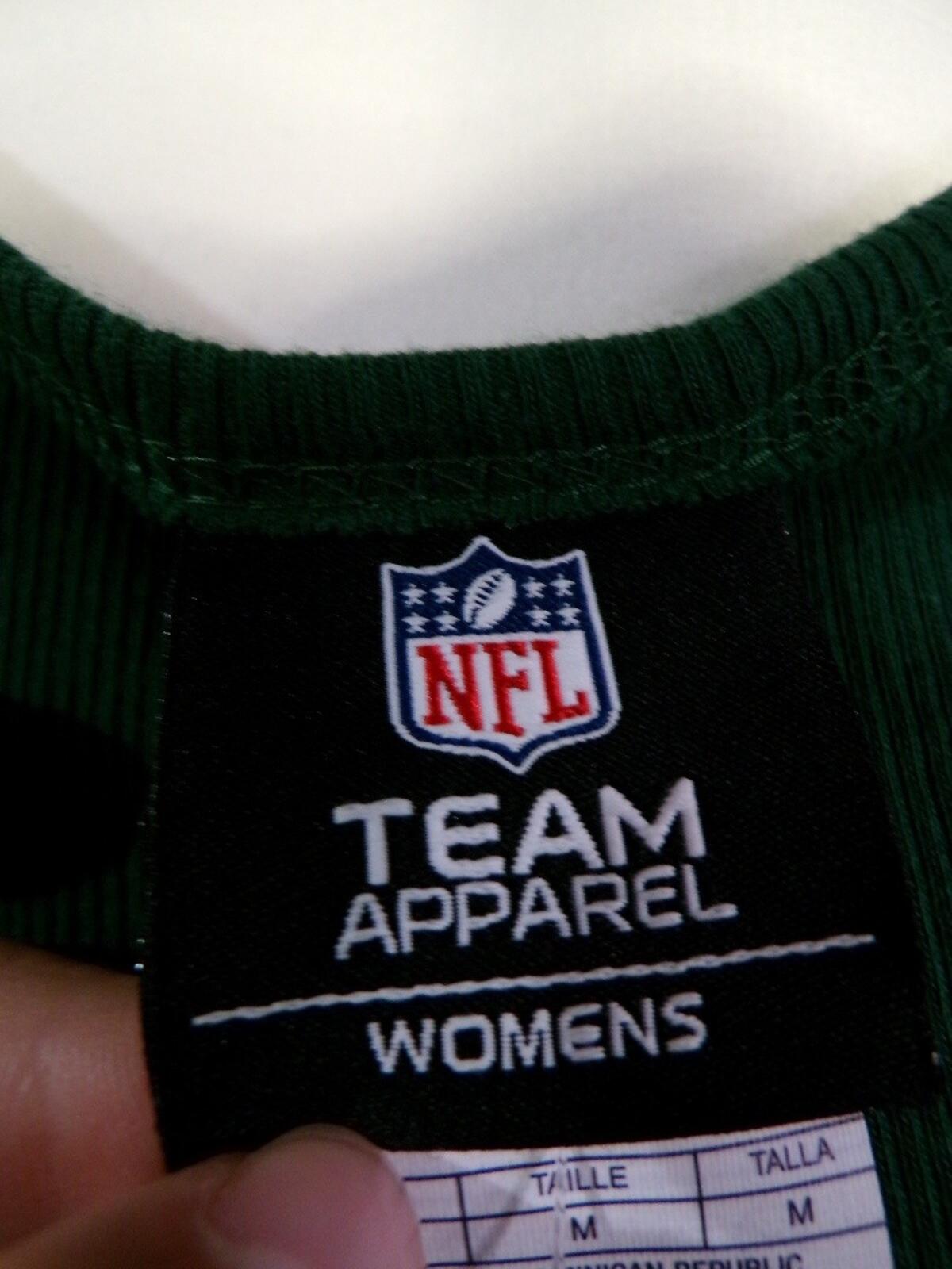 Team Apparel Womens New York Jets Green Ribbed Tank Top M