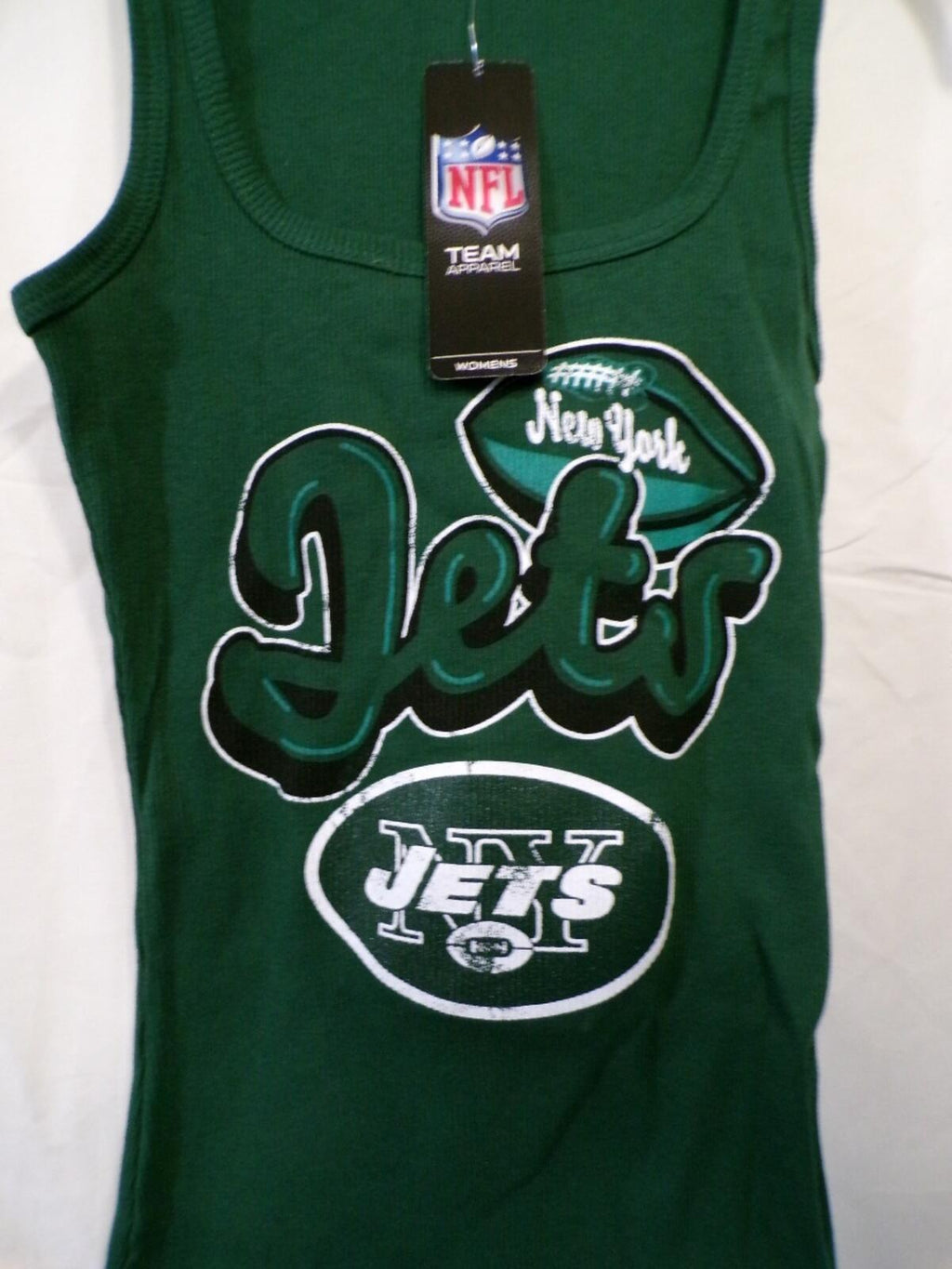 Team Apparel Women's M Green NY Jets Tank Camisole