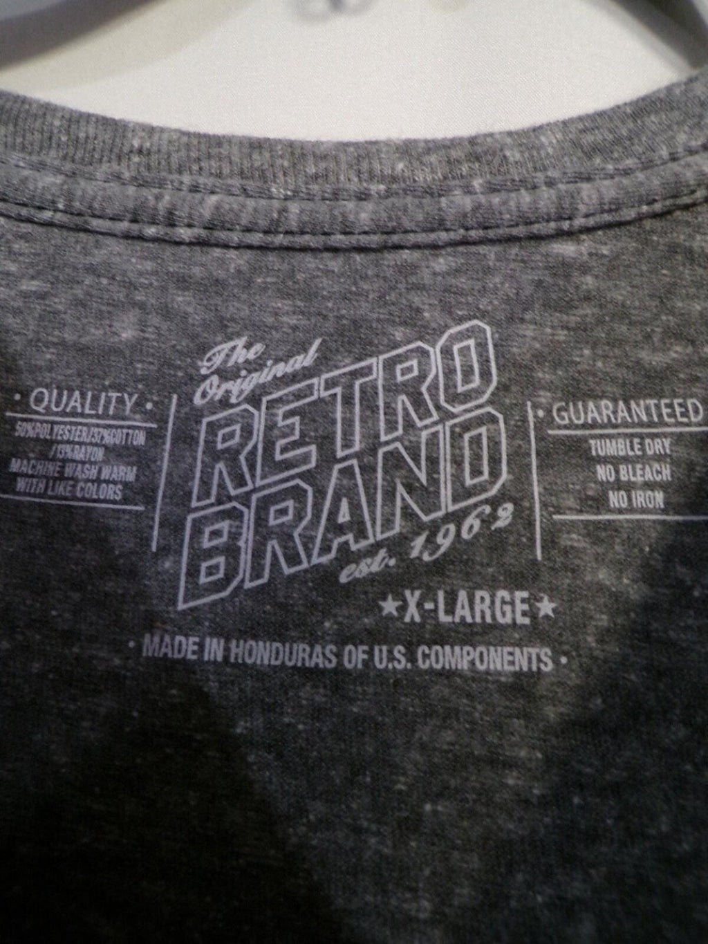 Retro Brand Men's Cal Golden Bears Gray XL T Shirt Crewneck
