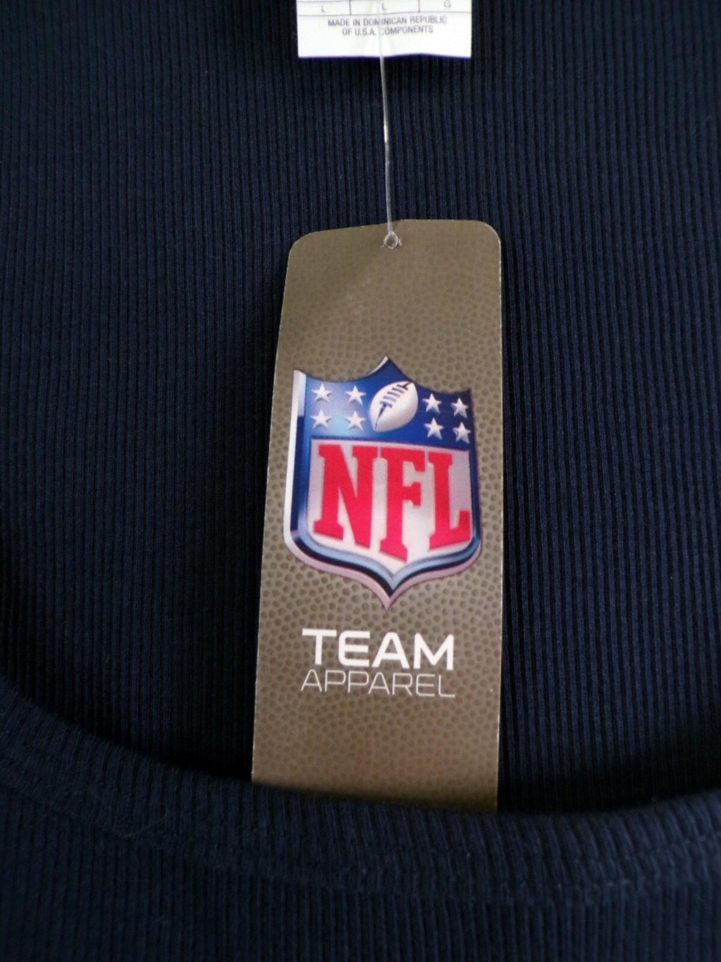 New York Giants Women's Tank Top Scoop Neck Navy Large L 100% Cotton
