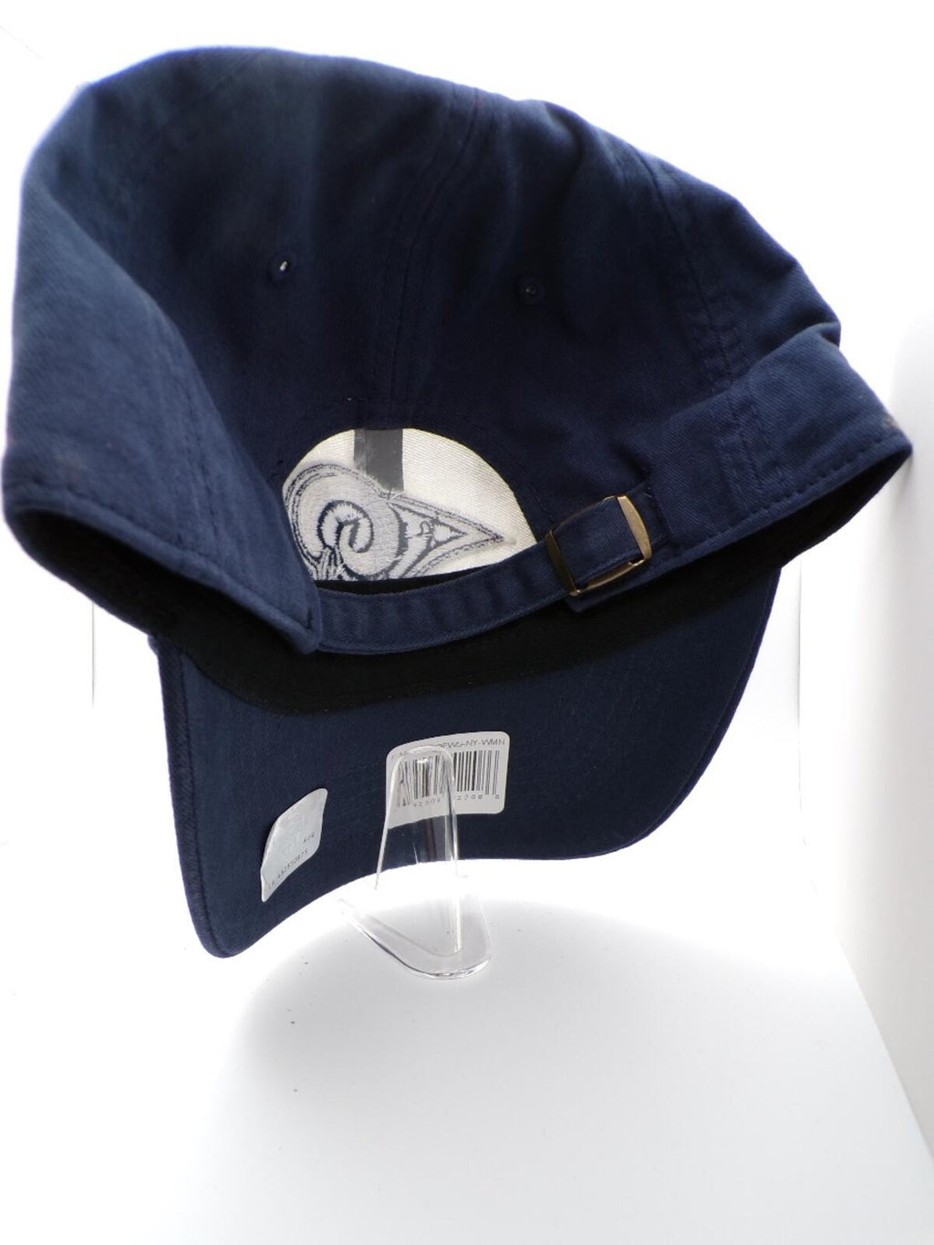 Women's Los Angeles Rams Sequin Baseball Cap Navy White Adjustable