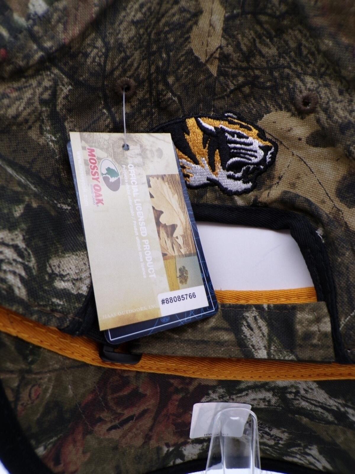 Missouri Tigers Mossy Oak Camo Cap Break-Up Infinity Adjustable M
