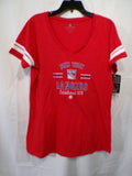 Levelwear Women's XXL V Neck NY Rangers Red T Shirt Jersey