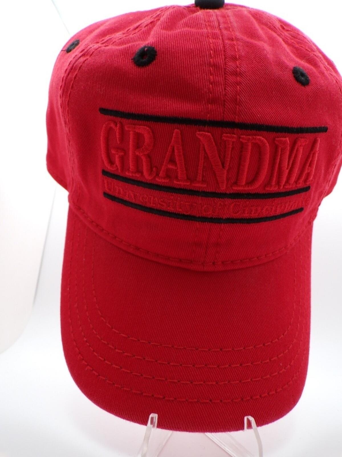 47 Brand Women's Red GRANDMA Baseball Cap Adjustable University of Cincinnati