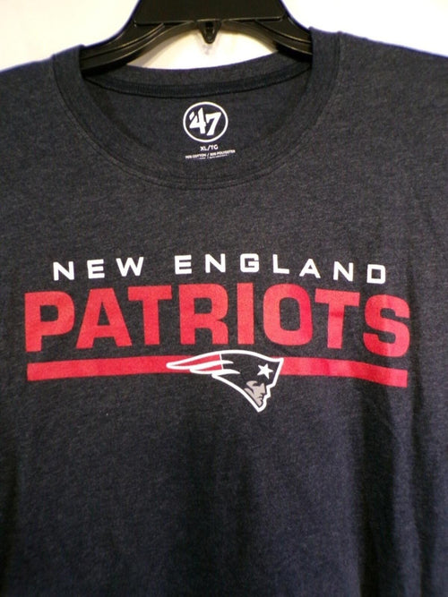 '47 Brand New England Patriots Men's T-Shirt XL Navy Short Sleeve Crew