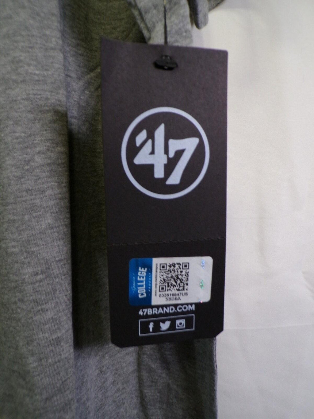 47 Brand Miami Hurricanes Heather Gray Graphic T Shirt XL
