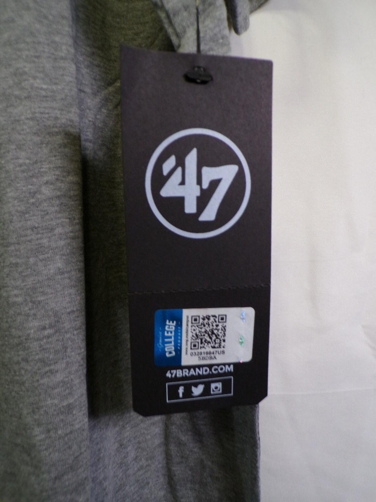 47 Brand Miami Hurricanes Heather Gray Graphic T Shirt XL