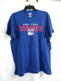 47 Brand New York Rangers Men's Large Blue Graphic T Shirt L/G