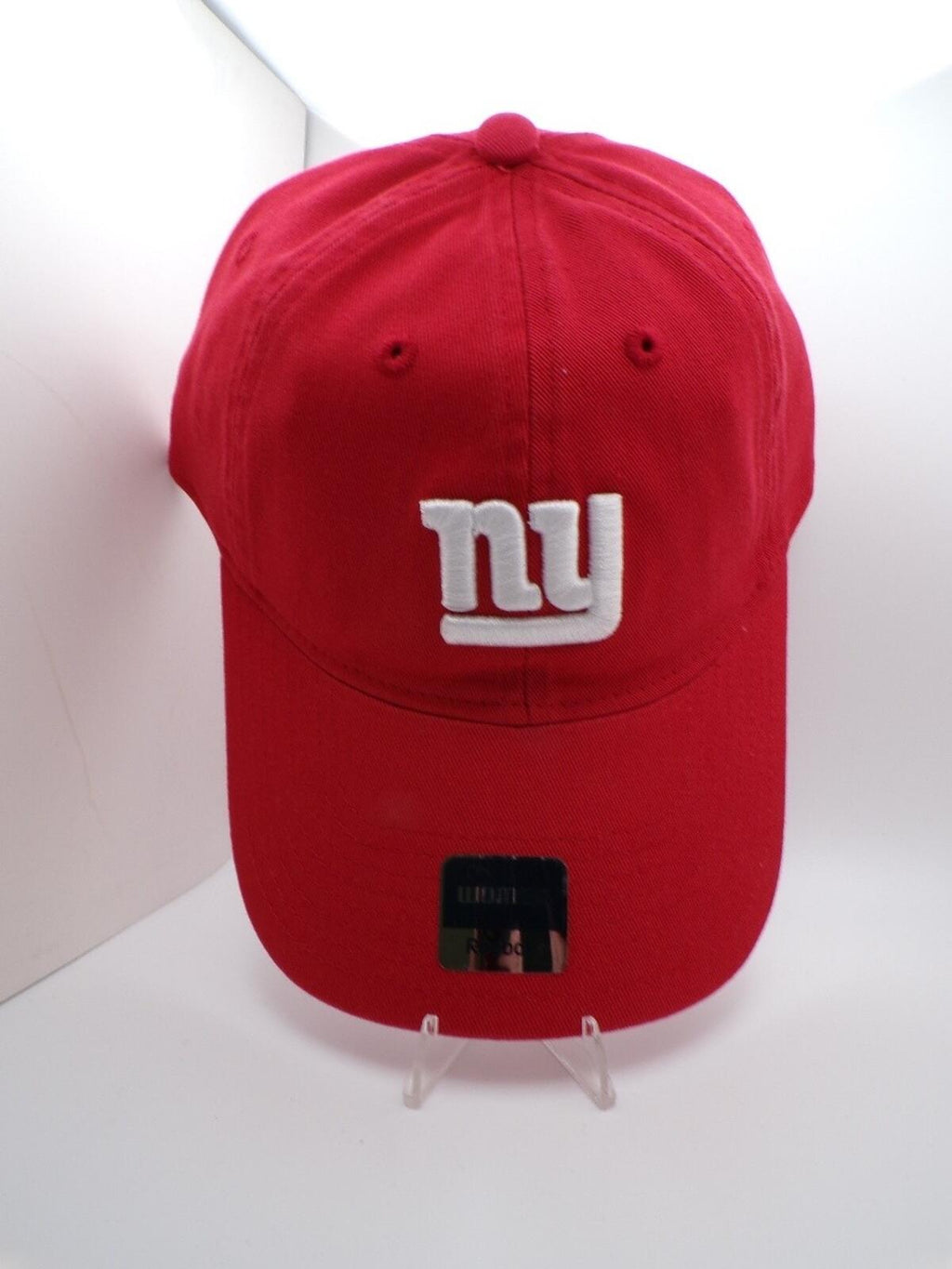 Reebok Women's Red Relaxed Fit Strapback Baseball Cap NY Logo