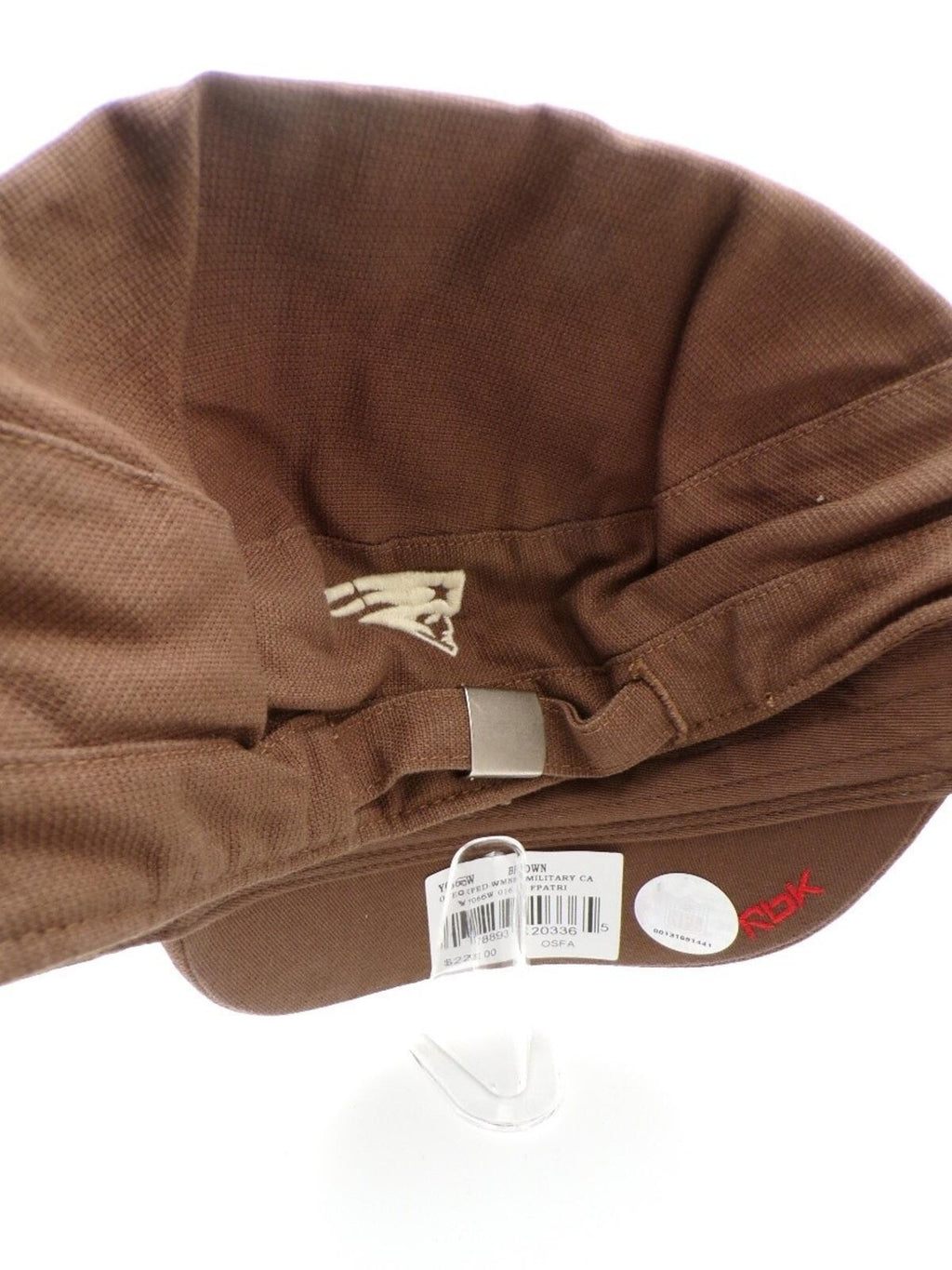 Reebok RBK Patriots Women's Cadet Cap Brown One Size OSFA