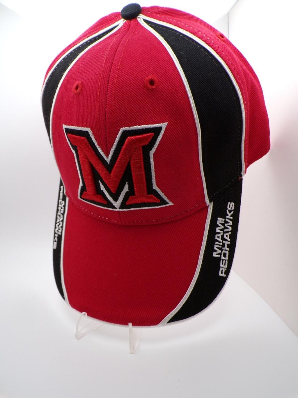 Fan Favorite Miami RedHawks Men's Baseball Cap Red Black Adjustable