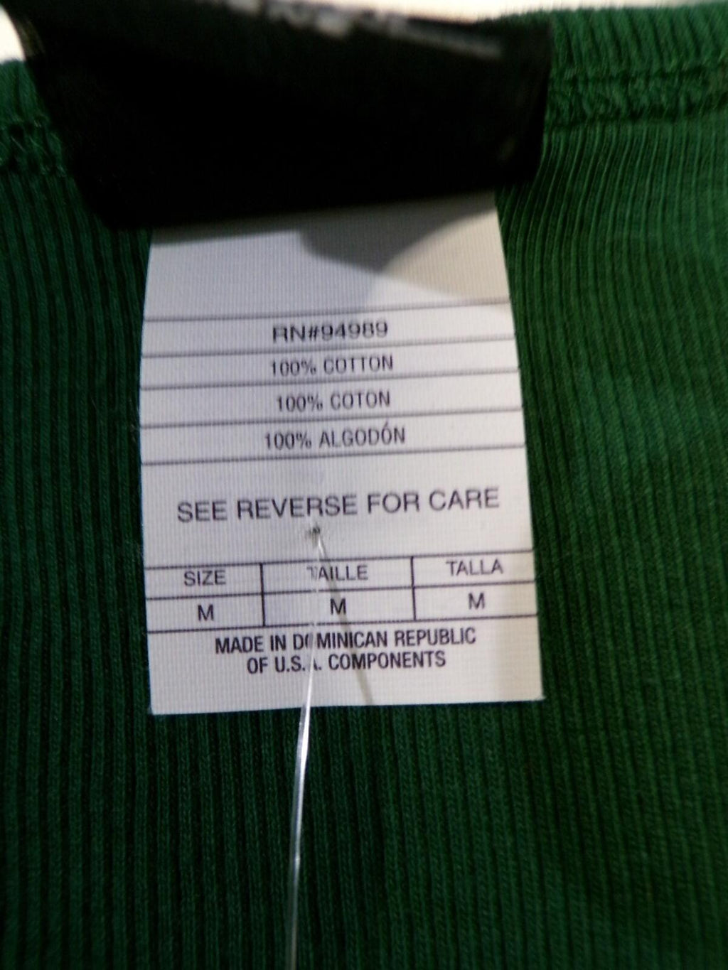 Team Apparel Women's NY Jets Green Tank Top Size M Ribbed Cotton