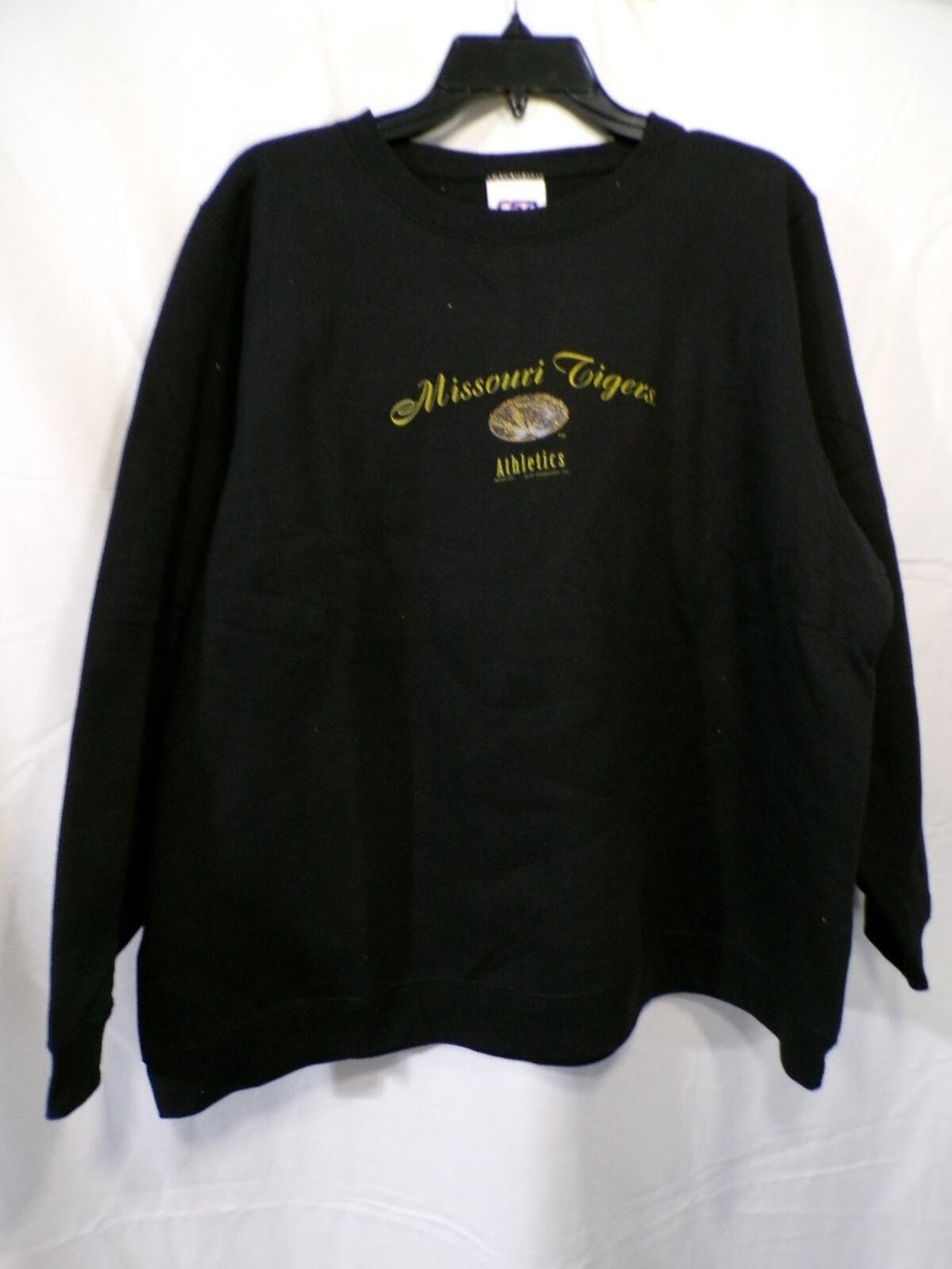 Missouri Tigers Women's Crewneck Sweatshirt Size 1X Black