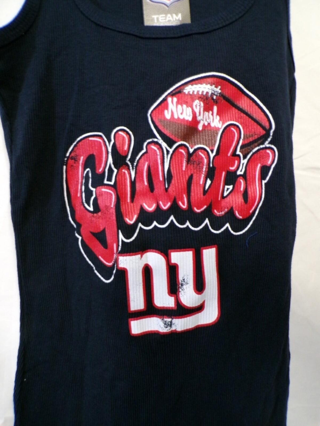 Team Apparel Women's NY Giants Navy Scoop Tank Top M