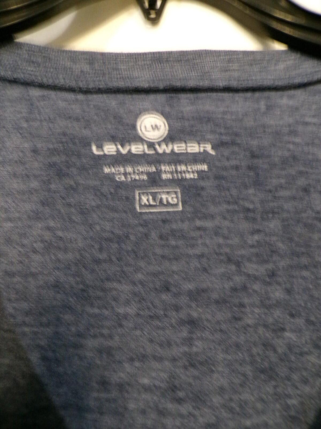 Levelwear Women's NY Rangers V Neck T Shirt Size XL Navy Heather