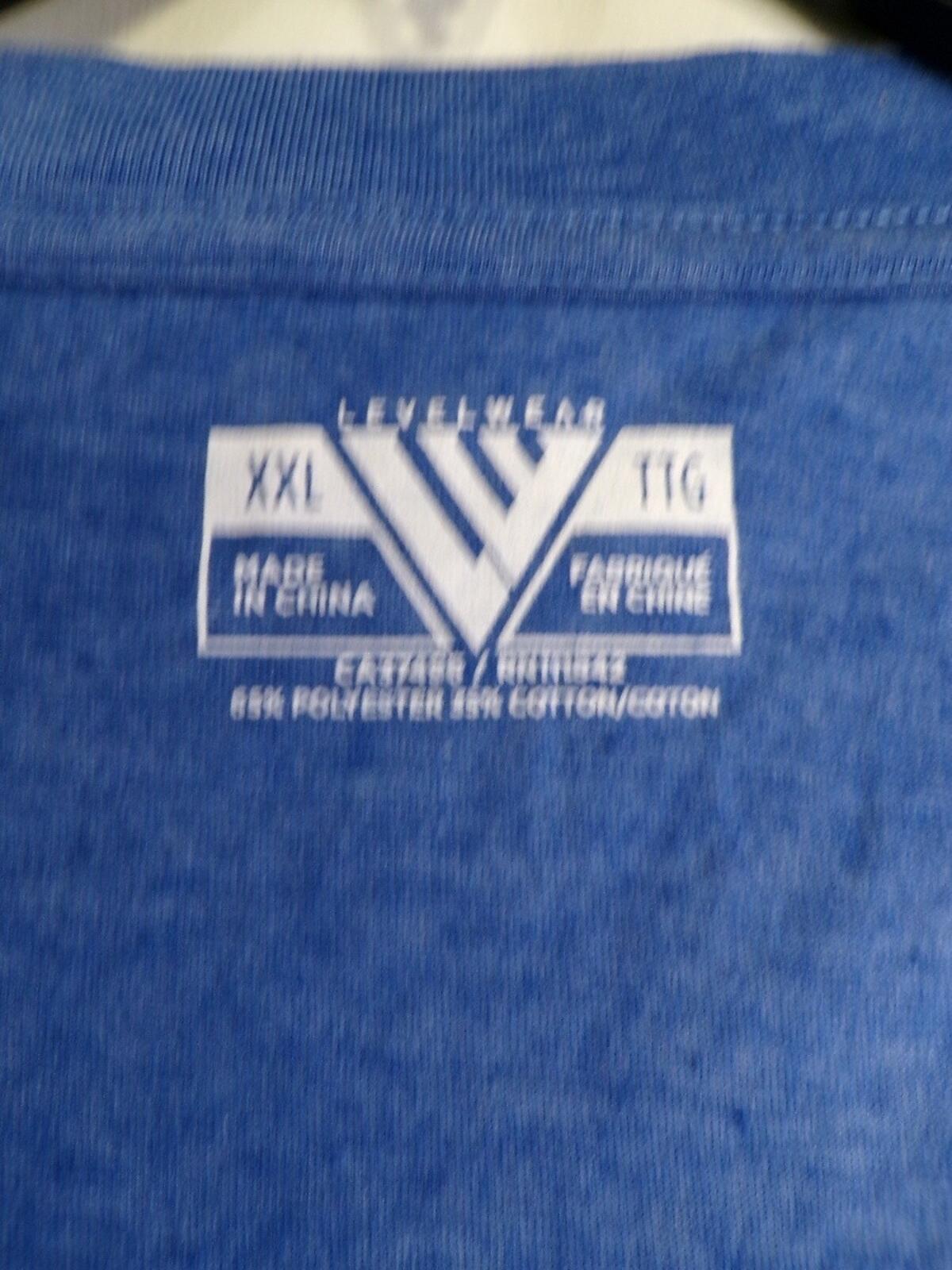 Levelwear New York Islanders Women's V Neck T-Shirt 2XL Blue