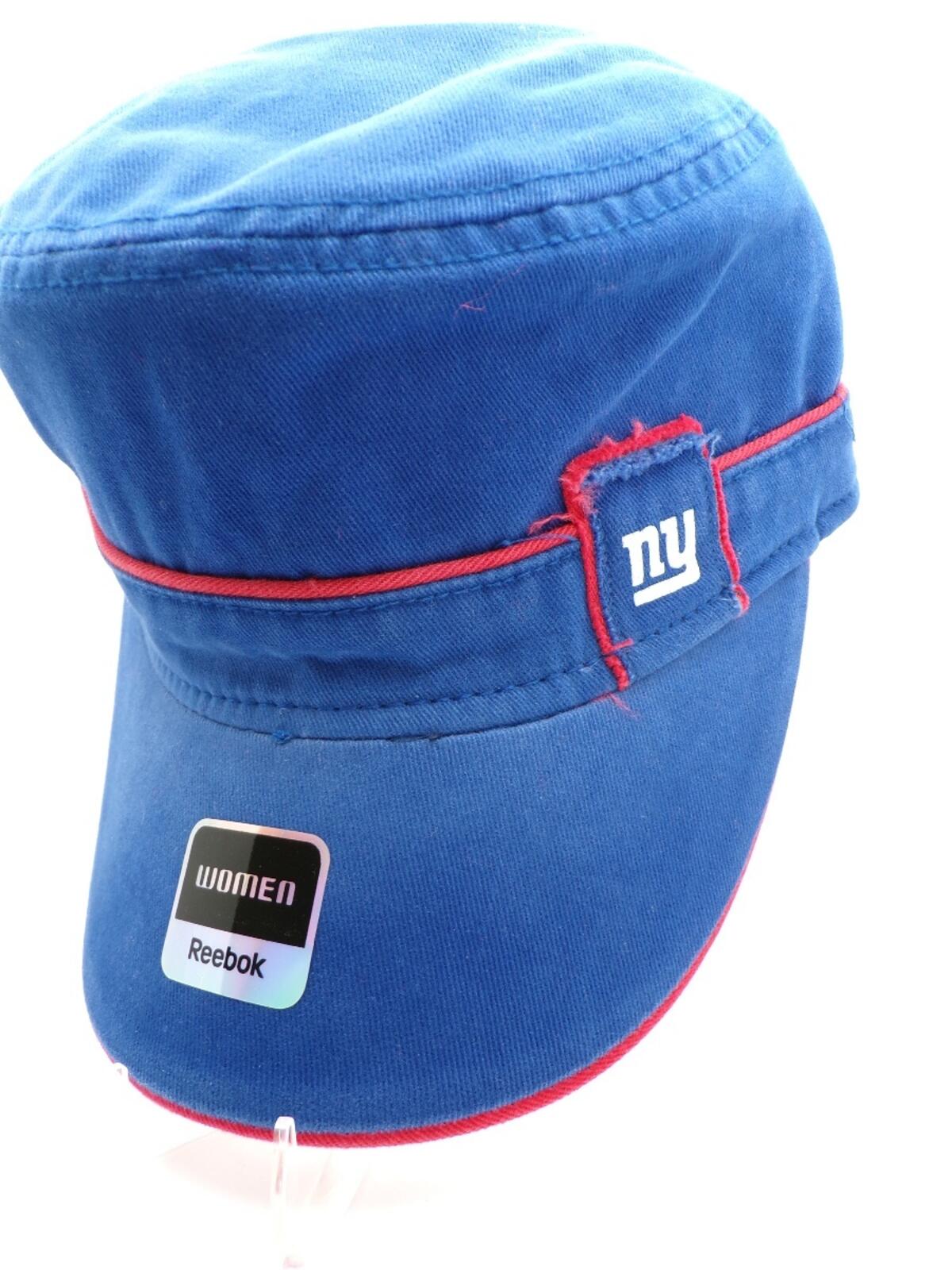 Reebok Women's New York Giants Blue Military Style Army Cap NY Patch
