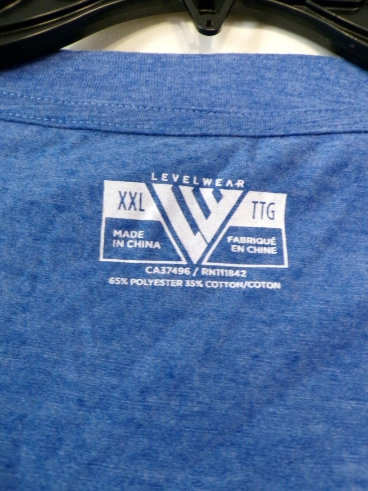 Levelwear Women's New York Islanders V Neck T-Shirt Blue Size 2XL NWT
