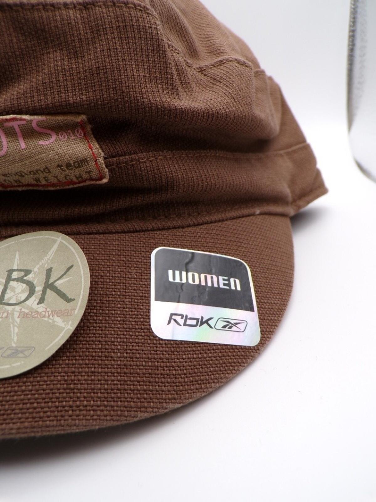 Reebok RBK Women's Patriots Brown Army Cap Canvas OSFA Y066W